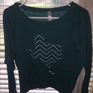 Texas long sleeve slouch shirt